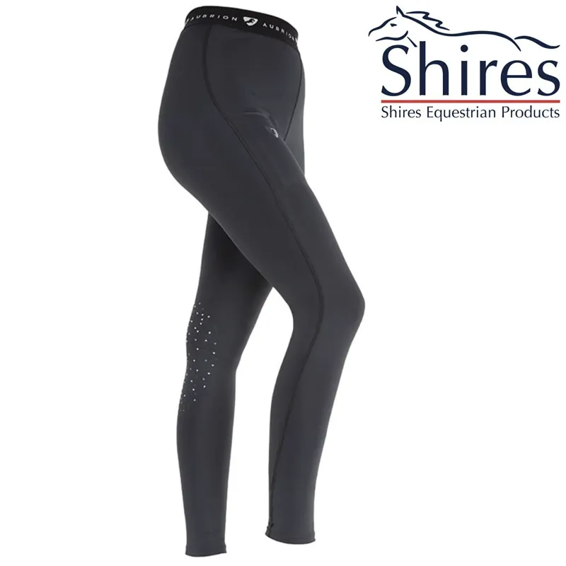 Aubrion Dutton Riding Tights - Ladies - Black 
